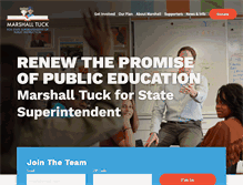 Tablet Screenshot of marshalltuck.com